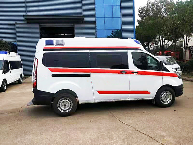 福特全順V362汽油版ABS一體化內飾救護車